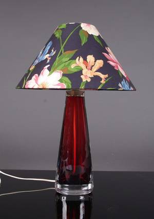 Carl Fagerlund, Orrefors, bordslampa,