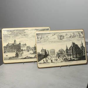 BORDSTABLETTER, 2 st, Stockholmia, Firma Svenskt Tenn
