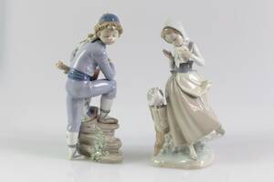FIGURINER, 2 st, Lladro, Spanien