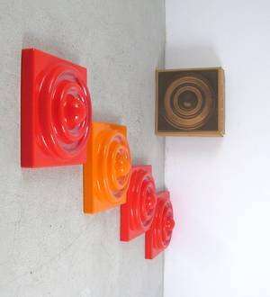 Set Wandleuchten Modell Ring Lamp, Verner Panton von Vitra Design Museum 4