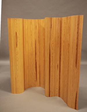Alvar Aalto, skärmvägg, skärm 100 i furu, Artek