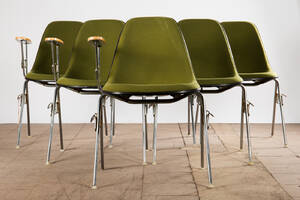 Charles Ray Eames, Stühle Stapelstühle, Side Chairs DSS 6