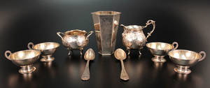 Parti silver, 8 delar
