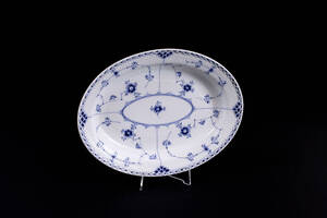 Uppläggningsfat, Musselmalet, 628, 30,5 cm, Royal Copenhagen