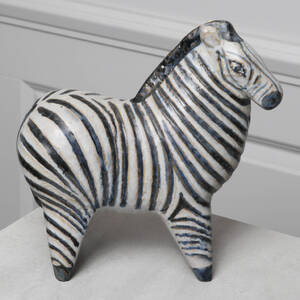 LISA LARSON, Zebra, figurin, stengods.