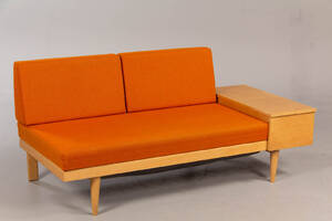 Ekornes Svane, daybed briks, egetræ.