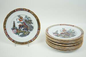 Japan, tallrikar, 12 st, Rörstrand, 18001900-tal