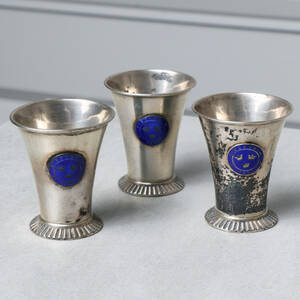 SILVERPOKALER, 3 st, år 1897, Stockholms utställningen