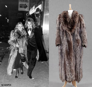 Päls, Silverräv, proveniens Britt Ekland, 1970-tal, strl. ca 38