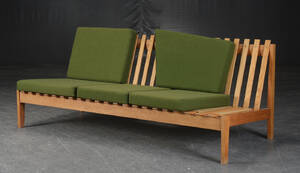 Dansk snedker, tremmesofa af eg 1960erne